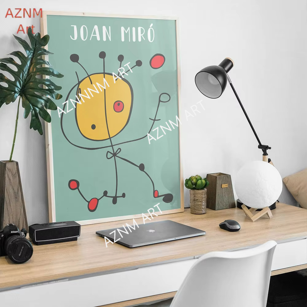 Geometric Wall Art - Joan Miro abstracte kunst vintage posters