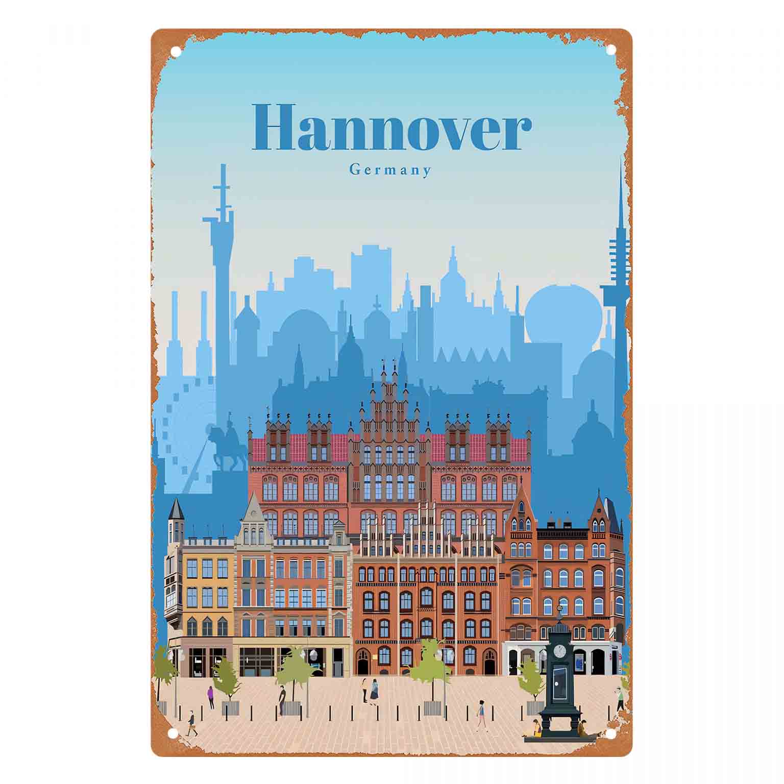 Germany Home Decor - 2D FLAT 1pc 