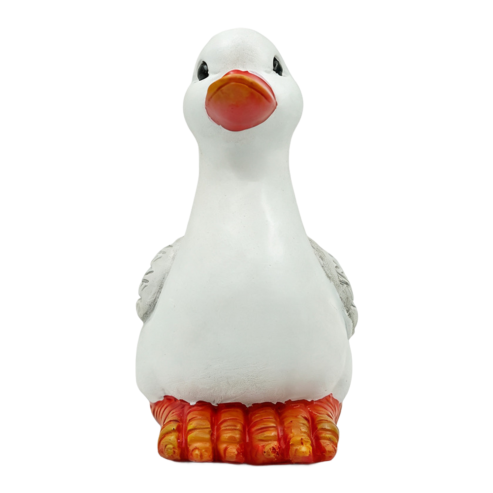 Home Decor Duck - Eend Tuinornament Hars Dierenbeeldje Buitendecoratie voor