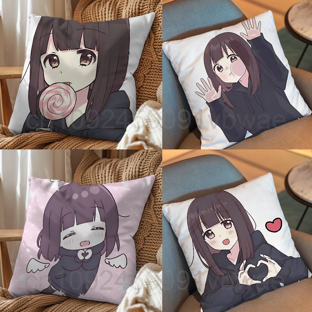 Home Decor Emoji - Emoji Menhera saus Nanase Kurumi kussensloop