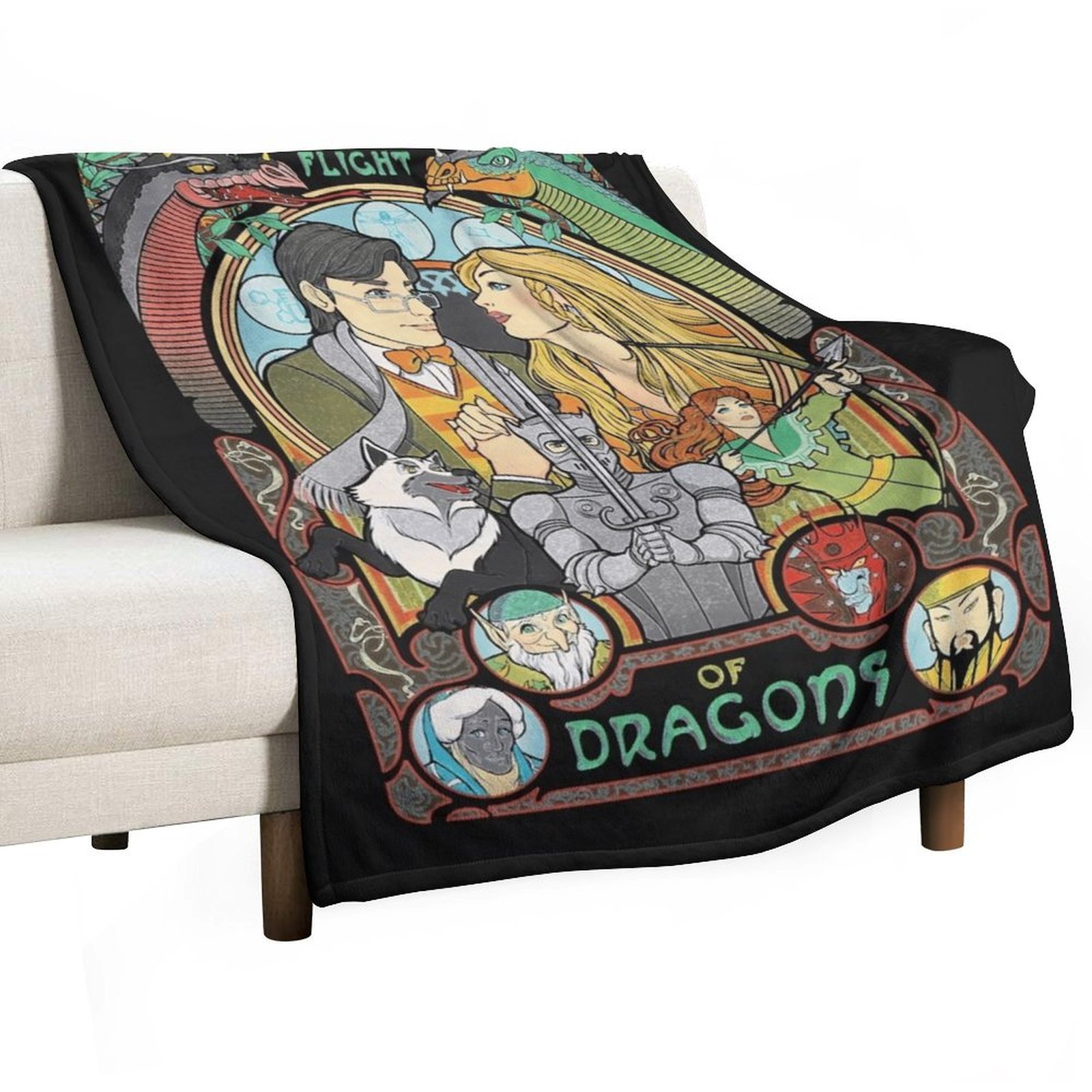 Home Decor Png - Flight of Dragons Essential T-Shirt.png Plaiddekens