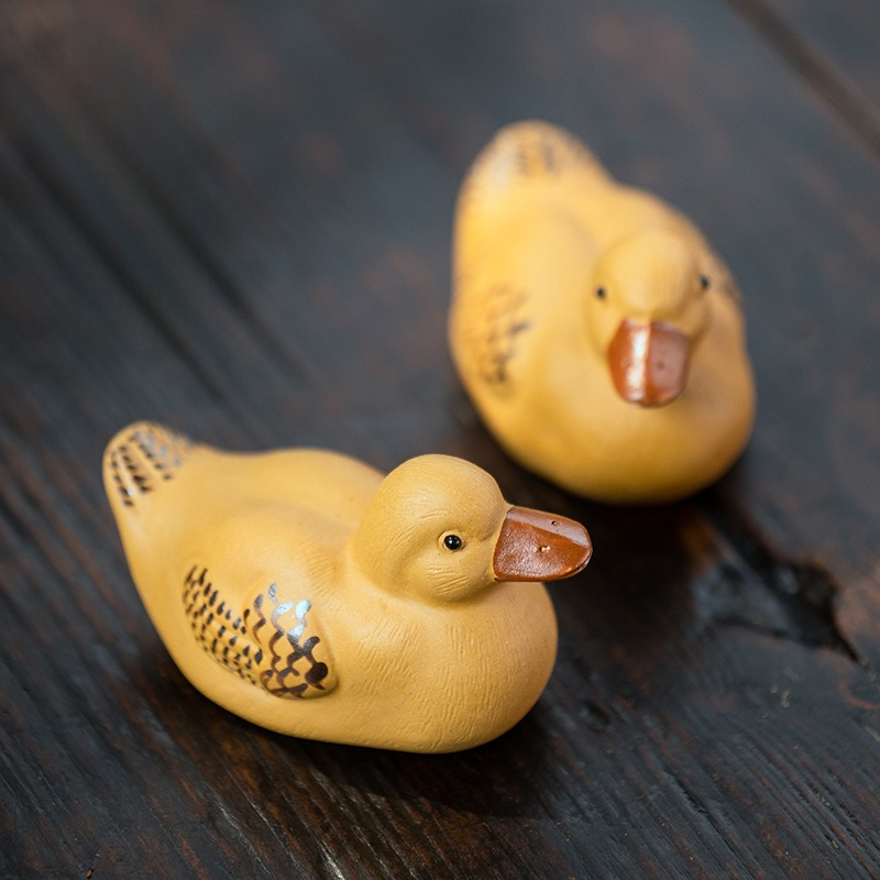 Home Decor Duck - Handgemaakt Yixing Zisha schattig eendje theedier,