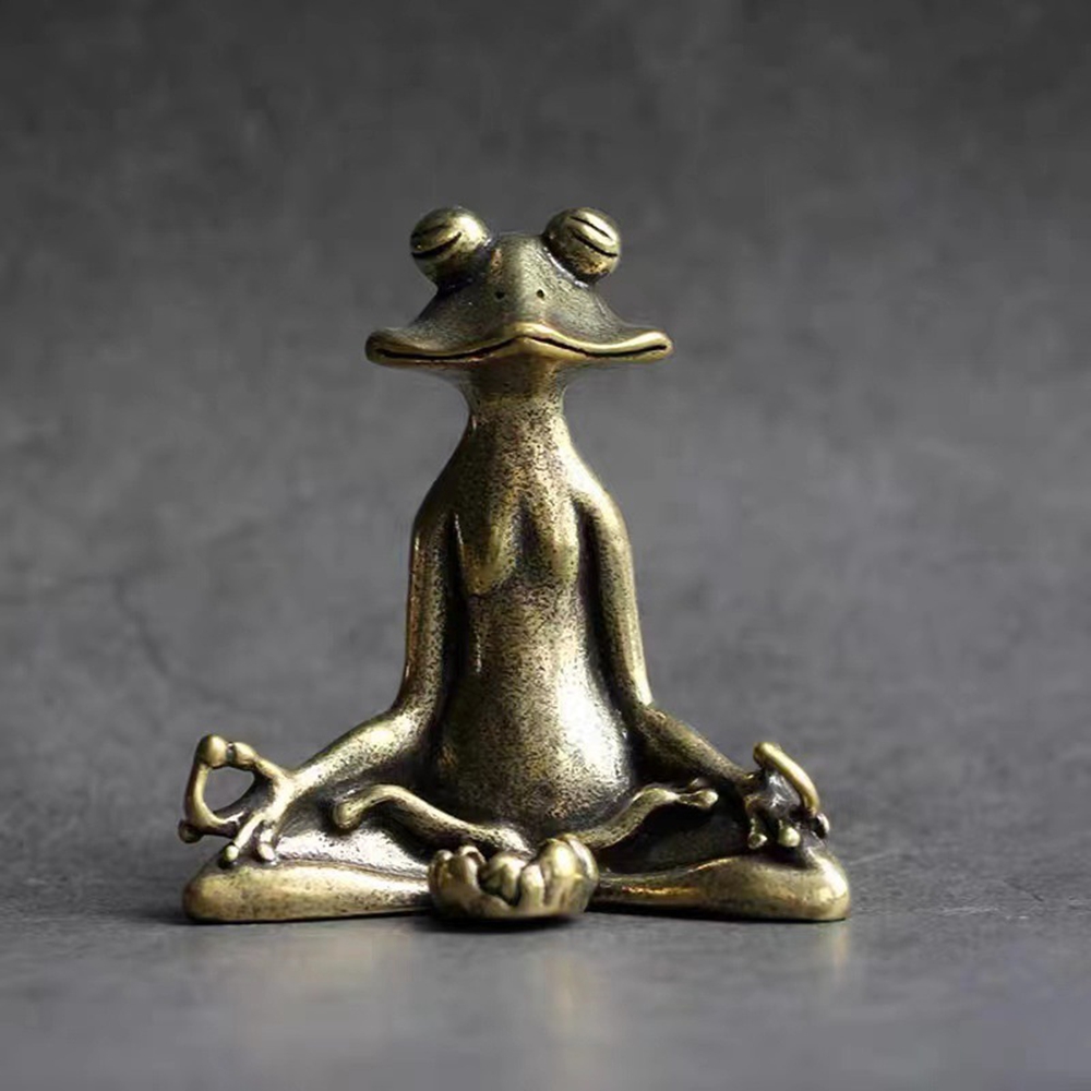 Home Decor Humacao - Vintage Messing Meditatie Zen Boeddhistische Kikker