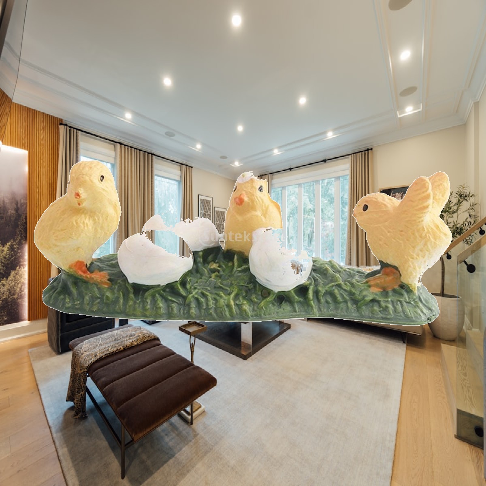 Home Decor Duck - Eendmodelfiguren Dierenbeeldje PVC Micro Landschapsdecoratie Educatief