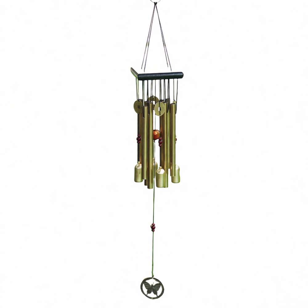 Boho Wind Chimes - Elegante retro windgong met metalen buizen,