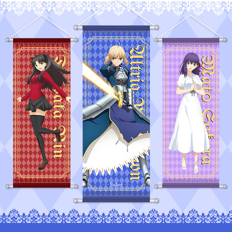 Home Decor Wall Pictures - Fate Game Anime Perifere Hangende Scrolls