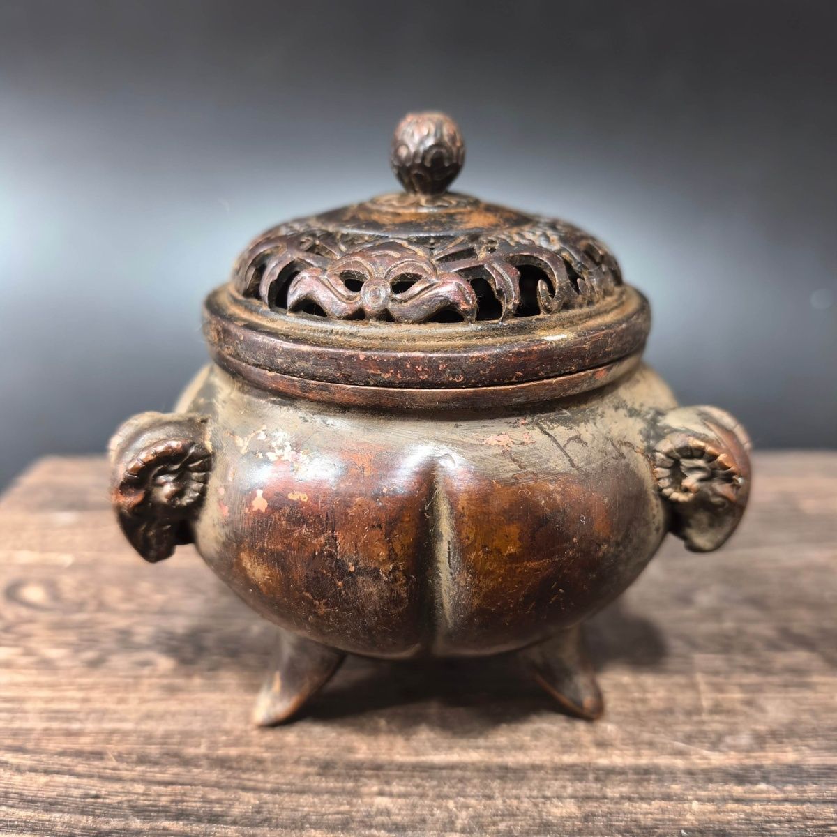 Home Decor Humacao - Schapenoor-pompoen kachel wierookbrander beeldje voor thee,