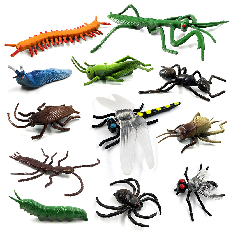 Home Decor Humacao - 12 stuks insecten dierenmodel libel spin
