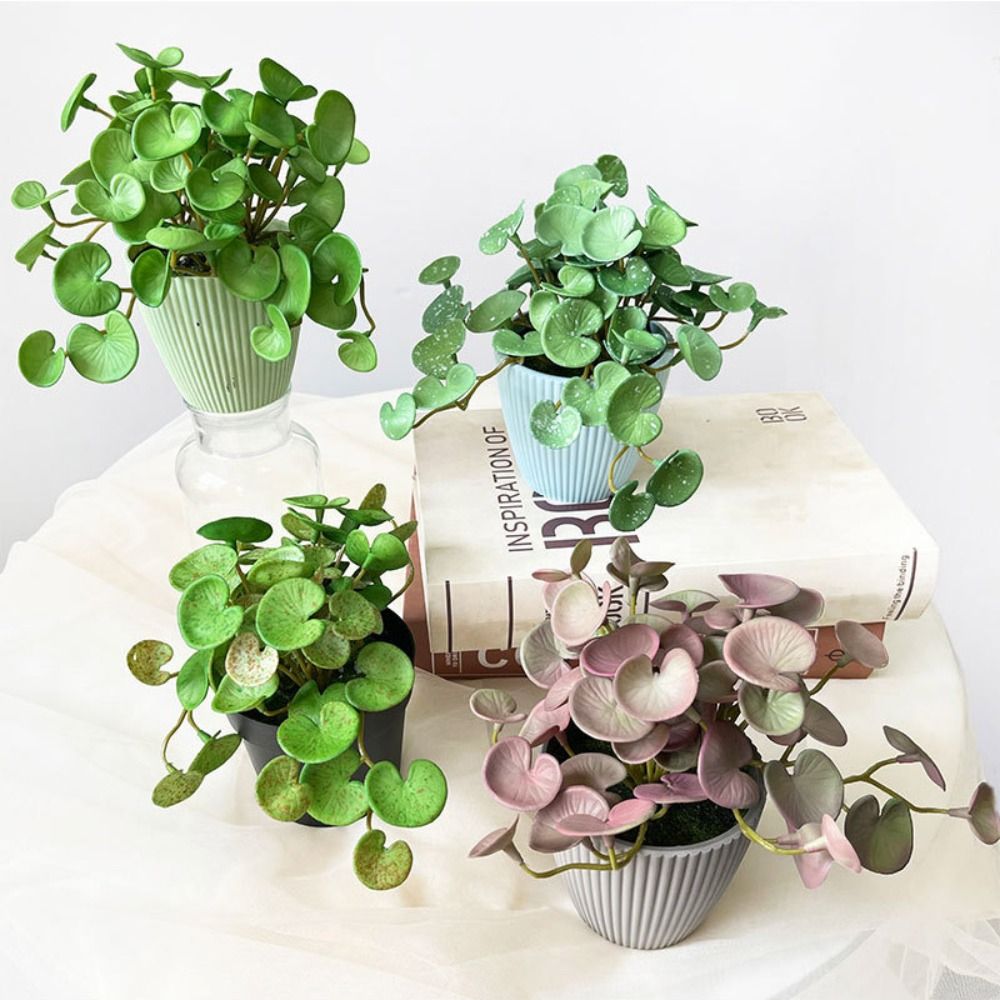 Artificial Hanging Plants - Zachte lijm Kunstplant EVA Groene vetplanten
