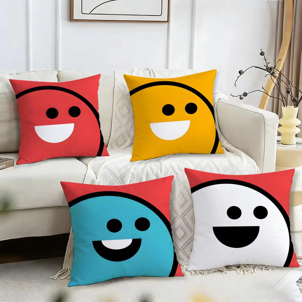 Home Decor Emoji - Leuke lachende en vrolijke emoji kussenhoes