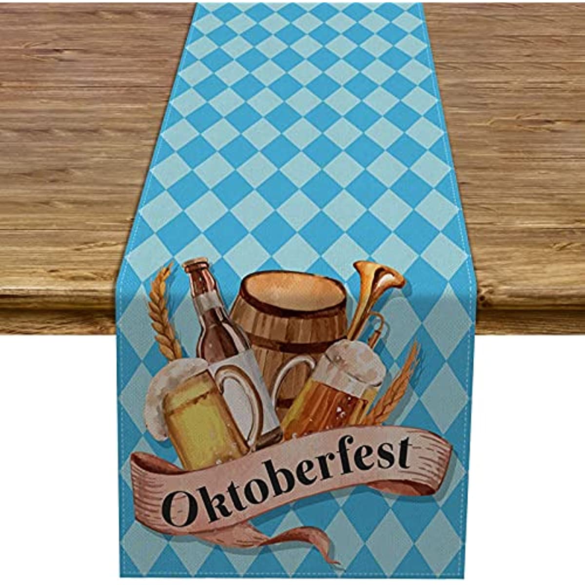 Germany Home Decor - Linnen Oktoberfest Tafelloper Duitsland Oktober Bierfestival