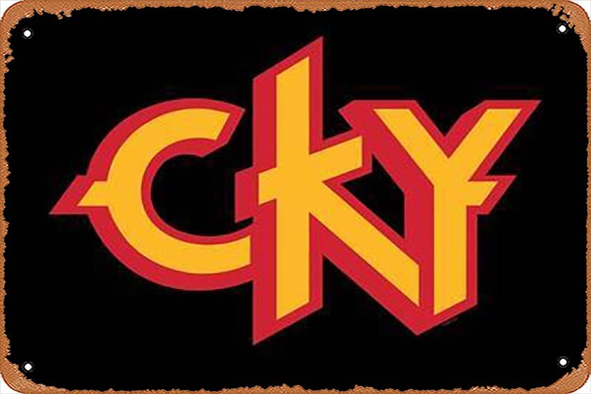 Home Decor Logo - Metalen blikken bord - CKY-logo -