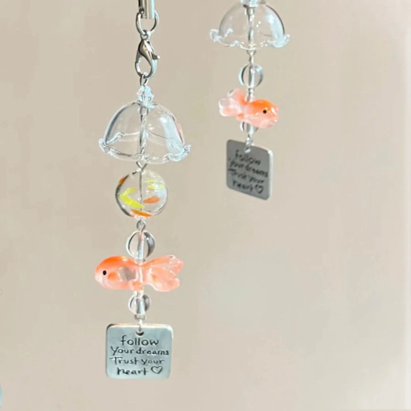 Boho Wind Chimes - Goudvis windgong droom kralen charme Boho