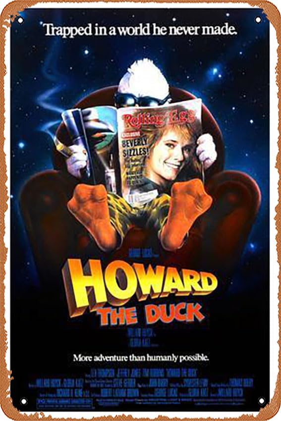 Home Decor Duck - Metalen blikken bord - HOWARD THE