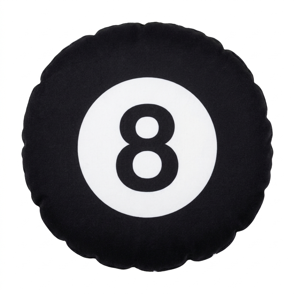 Home Decor Png - biljart 8 Ball.png Pluche kussen Kussen