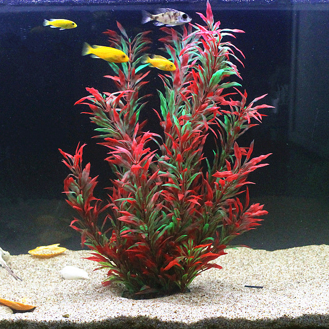 Artificial Hanging Plants - 50CM Kunstmatige Aquarium Zeldzame Planten Aquarium