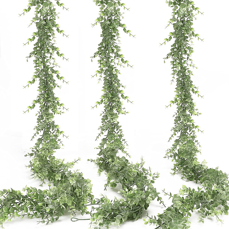Artificial Hanging Plants - 6Ft 1.8M Ins Eucalyptus Muur Hangende