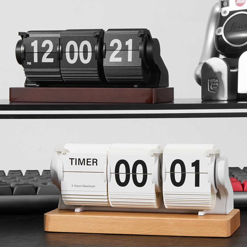 Vintage houten bureauklok met  - Home Decor Unique recensie en prijs