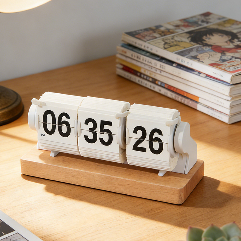 Vintage houten bureauklok met  - Home Decor Unique recensie en prijs