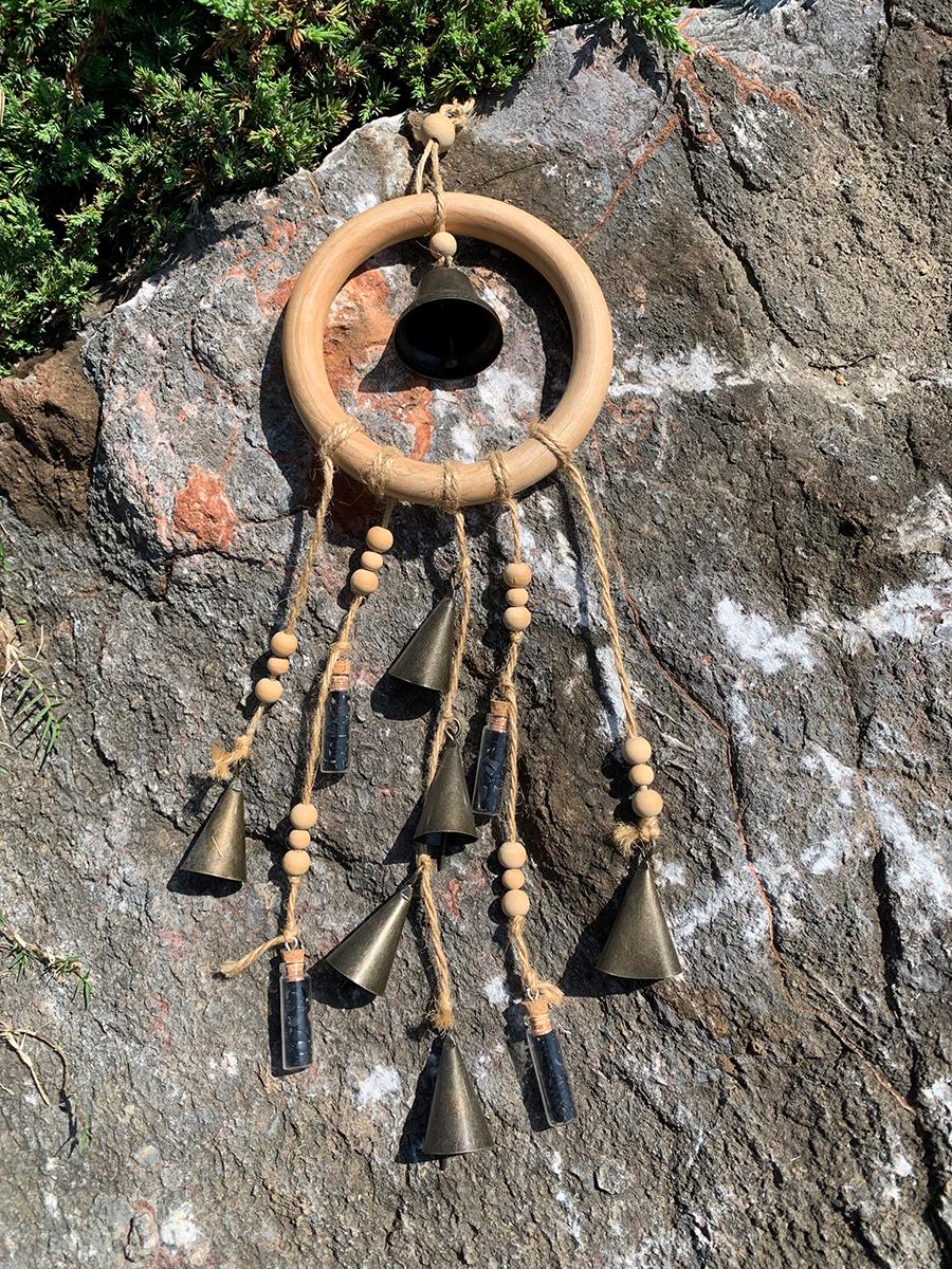 Houten lus windgong hangende b - Boho Wind Chimes recensie en prijs