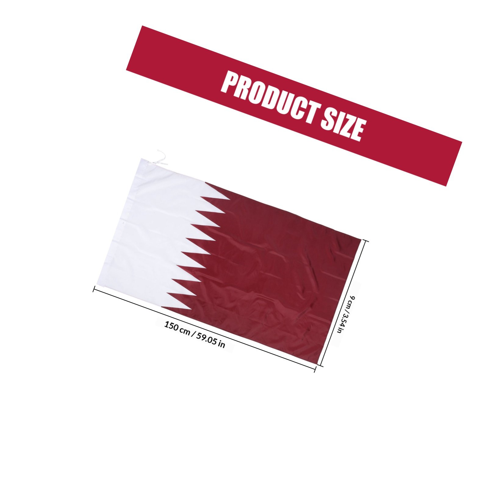 Qatar Hangende Nationale Vlag  - Home Decor Qatar recensie en prijs