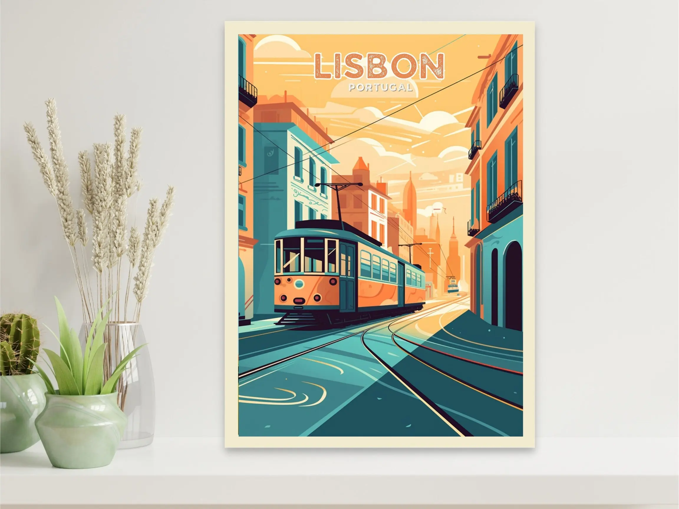 Canvas Schilderij Retro Vakant - Home Decor London recensie en prijs