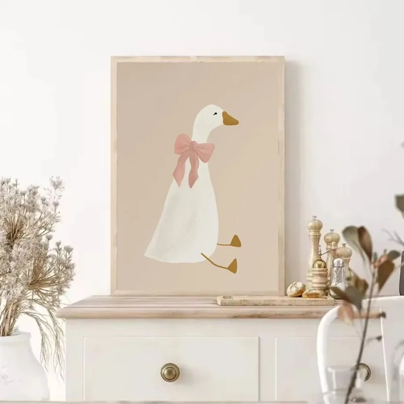 Roze Boog Gans Hoed Moeder Een - Home Decor Duck recensie en prijs