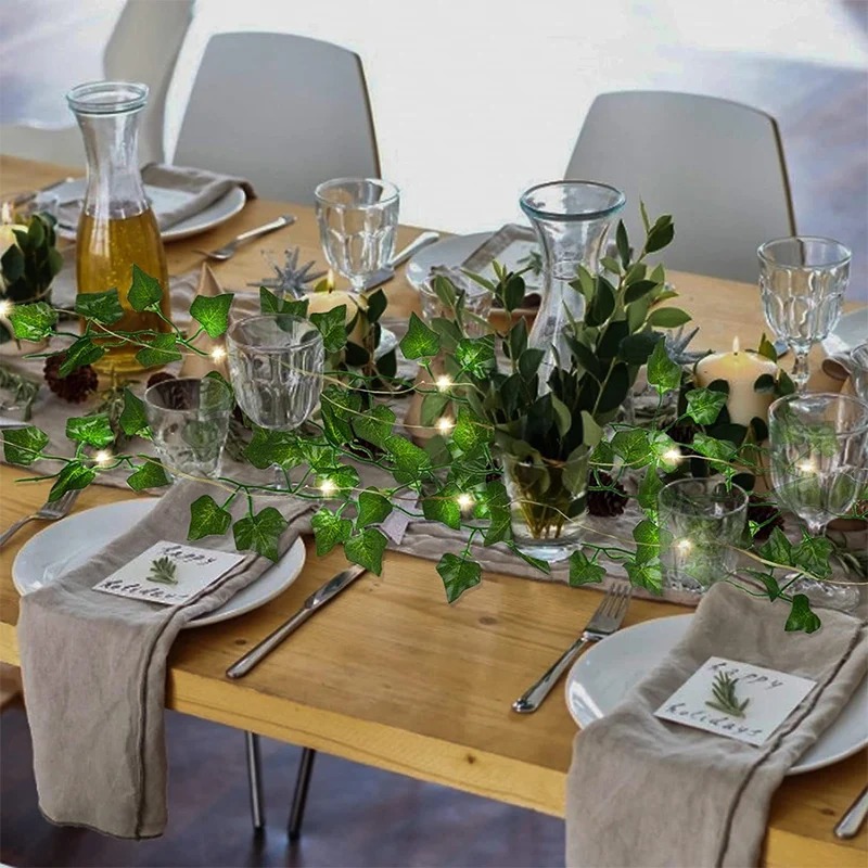 Groene Klimop 210Cm Led Light  - Artificial Hanging Plants recensie en prijs