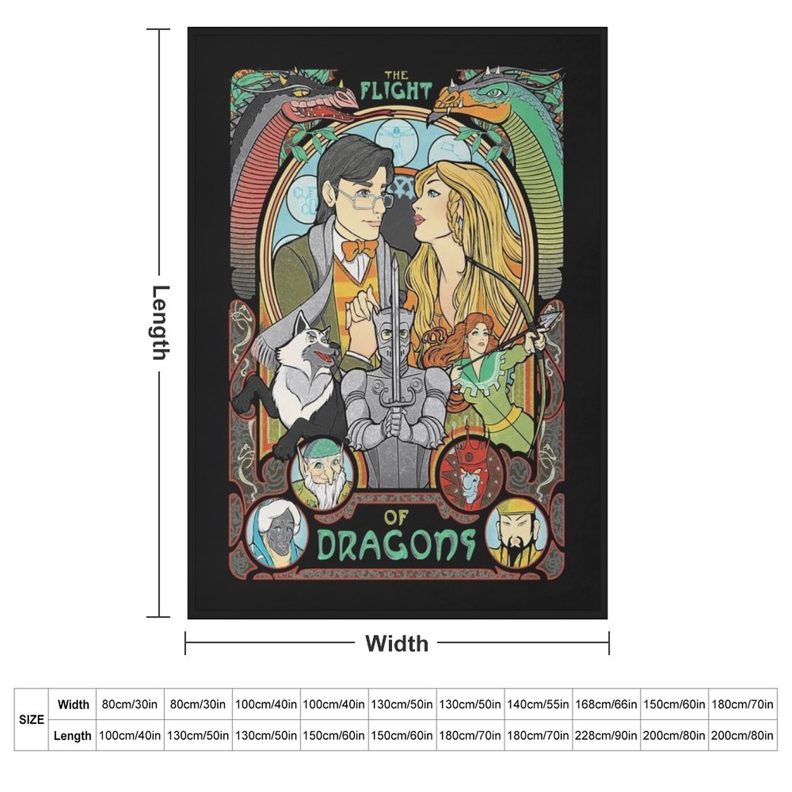 Flight of Dragons Essential T- - Home Decor Png recensie en prijs