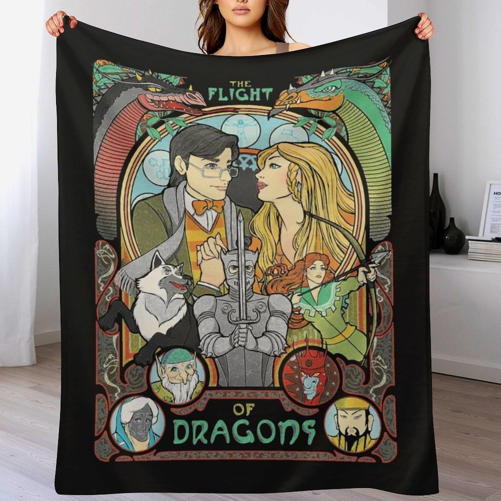 Flight of Dragons Essential T- - Home Decor Png recensie en prijs