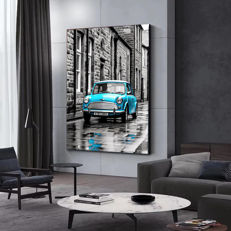 Moderne zwart-witte gebouwland - Home Decor London recensie en prijs