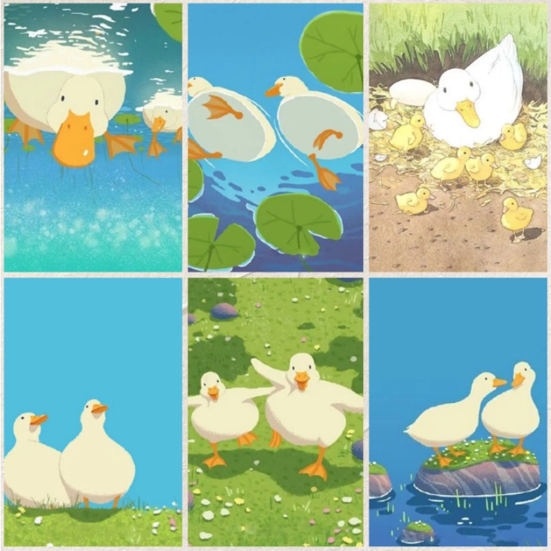 Cartoon Duck Animal Wall Art P - Home Decor Duck recensie en prijs