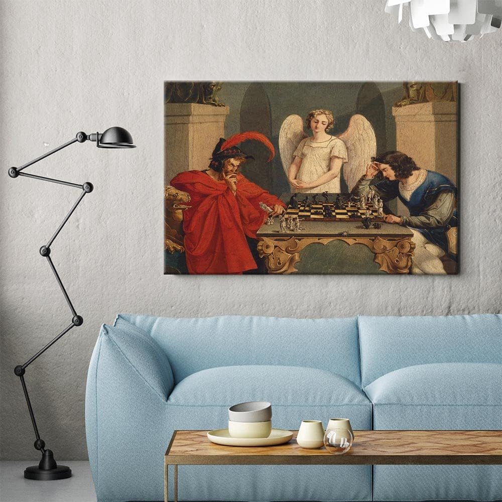 IUHYVMSM Vintage Faust en Meph - Geometric Wall Art recensie en prijs