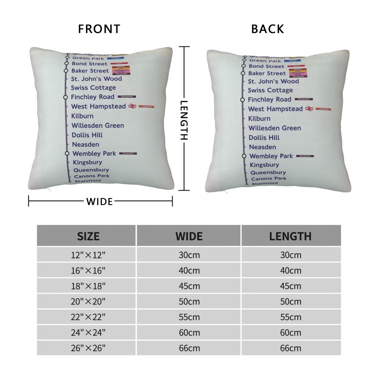 London Jubilee Line Westbound  - Home Decor London recensie en prijs