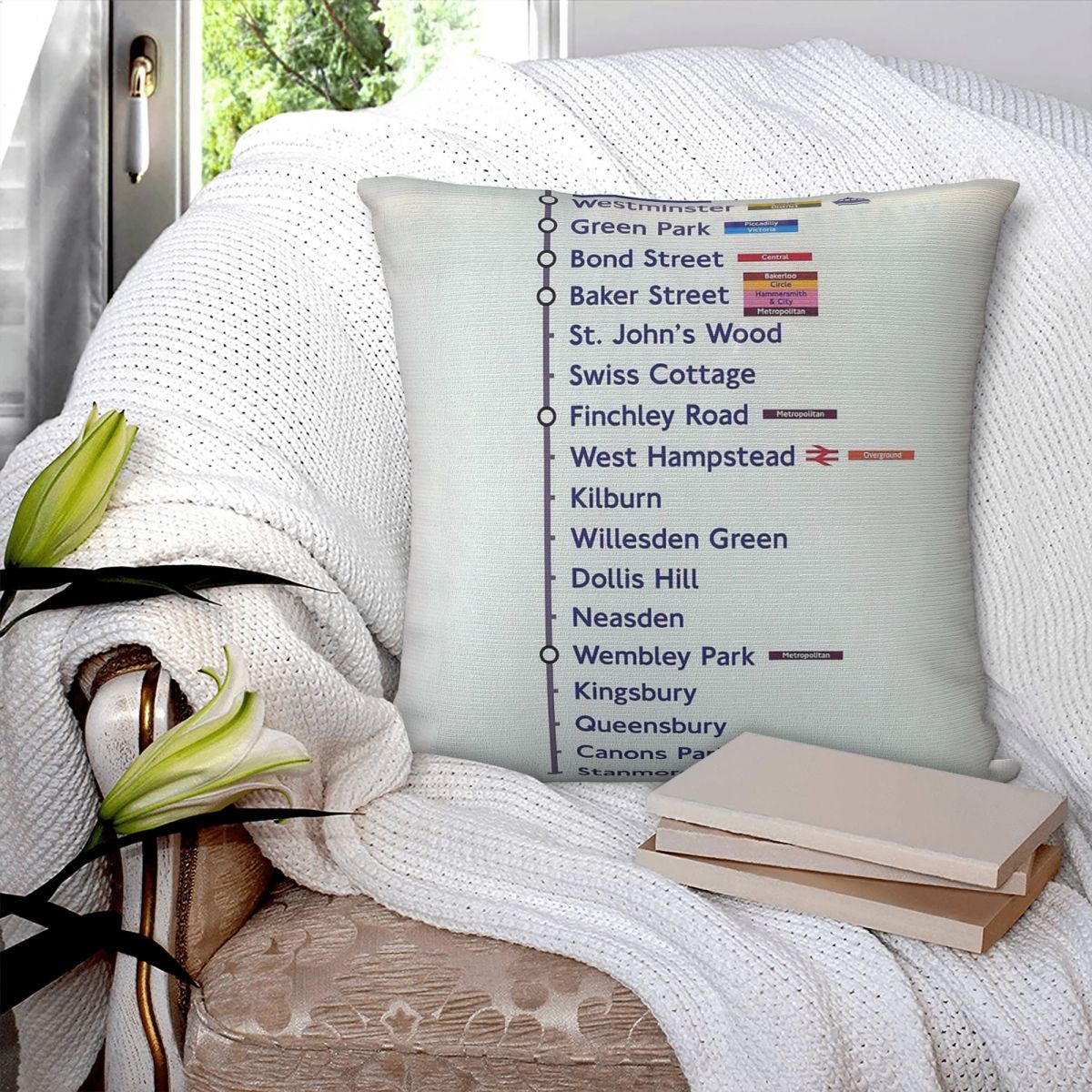 London Jubilee Line Westbound  - Home Decor London recensie en prijs