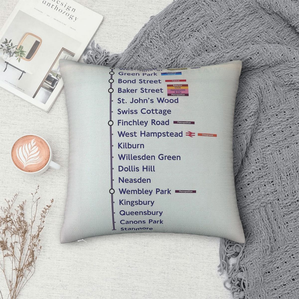 London Jubilee Line Westbound  - Home Decor London recensie en prijs