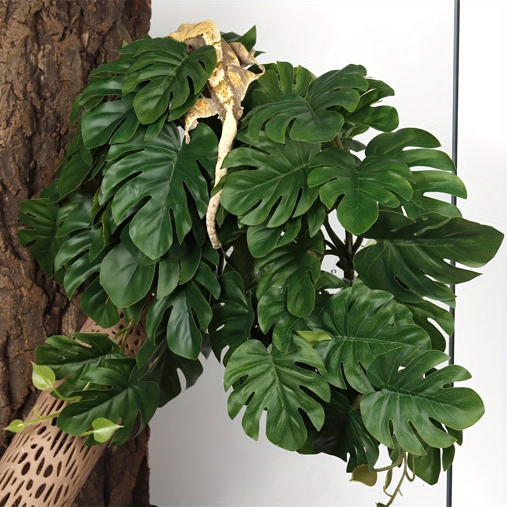 Reptielenplanten voor terrariu - Artificial Hanging Plants recensie en prijs