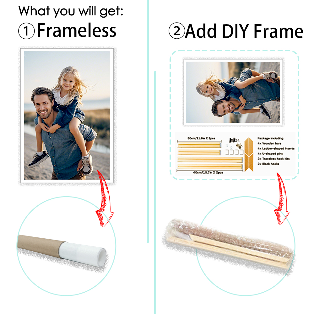 1Pc op maat gemaakte canvaspri - Home Decor Canvas recensie en prijs