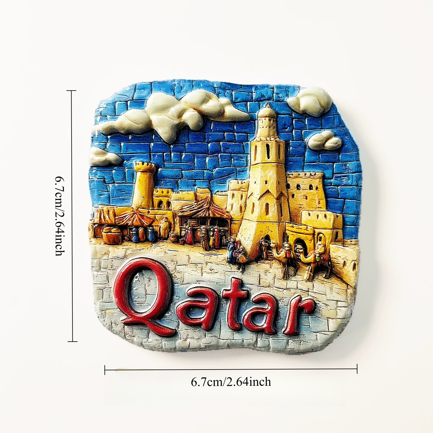 Qatar 3D koelkastmagneten orna - Home Decor Qatar recensie en prijs