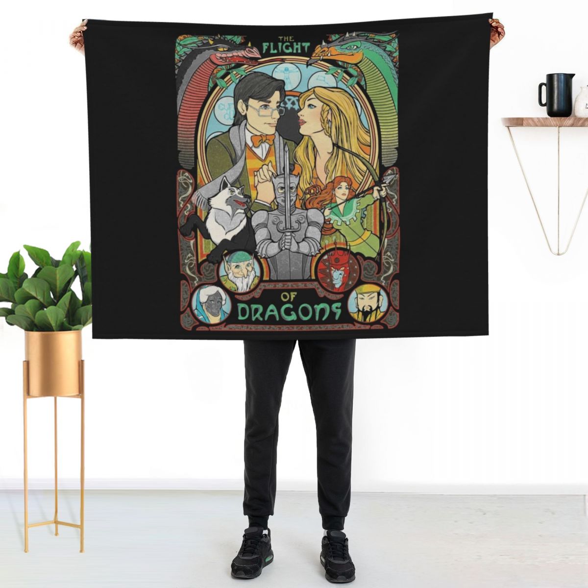 Flight of Dragons Essential T- - Home Decor Png recensie en prijs