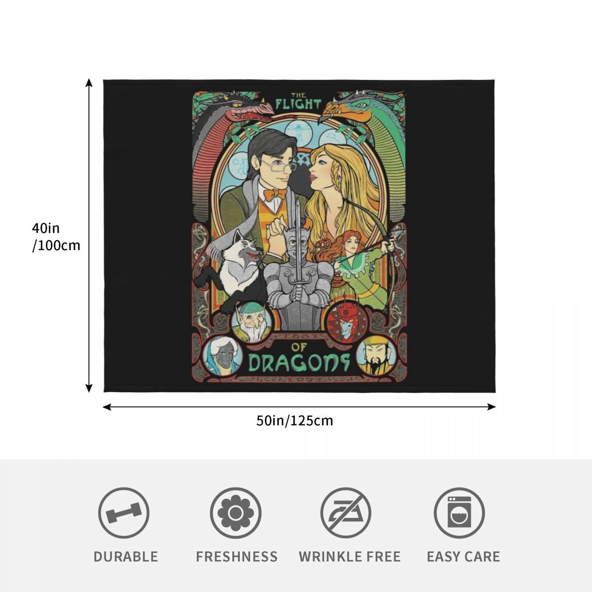 Flight of Dragons Essential T- - Home Decor Png recensie en prijs