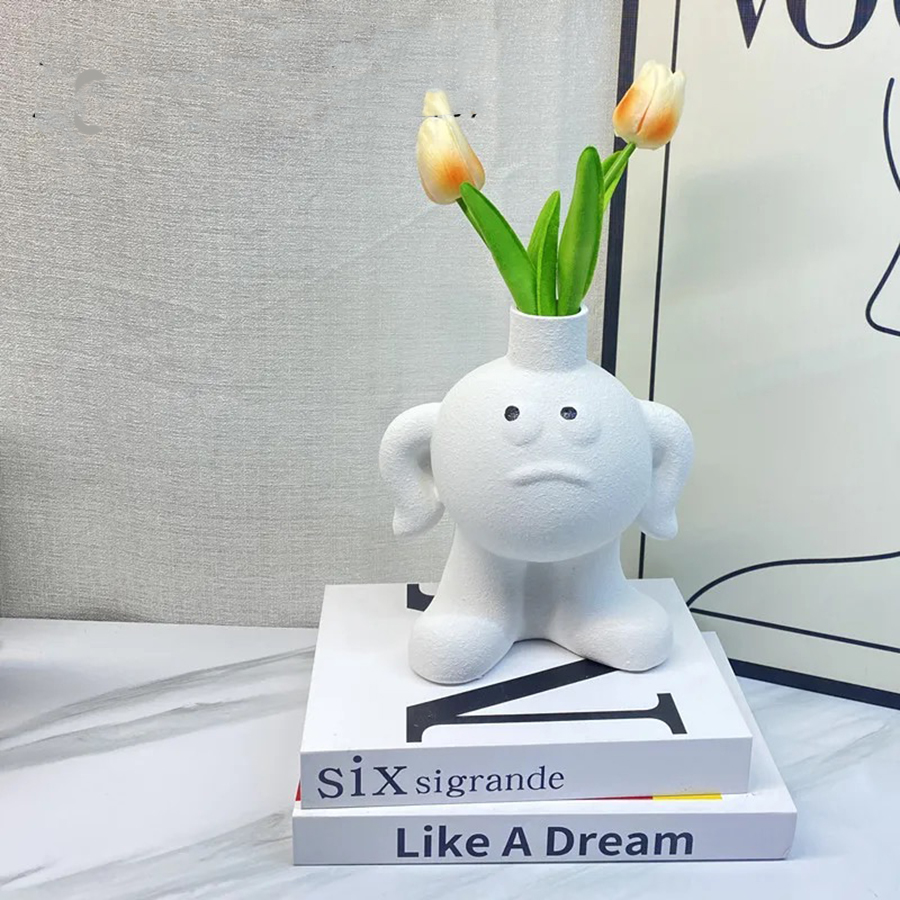 Creatieve Keramische Bloemenva - Home Decor Emoji recensie en prijs