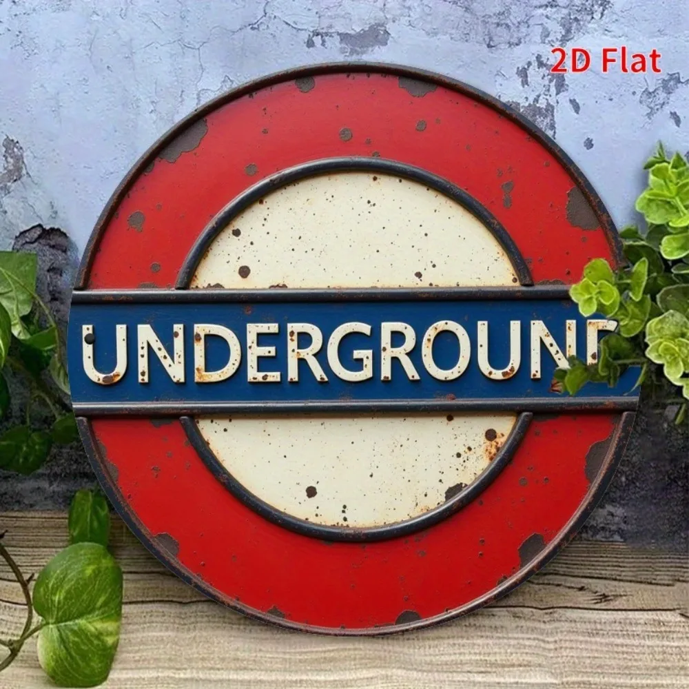 Vintage 2D London Subway Metal - Home Decor London recensie en prijs