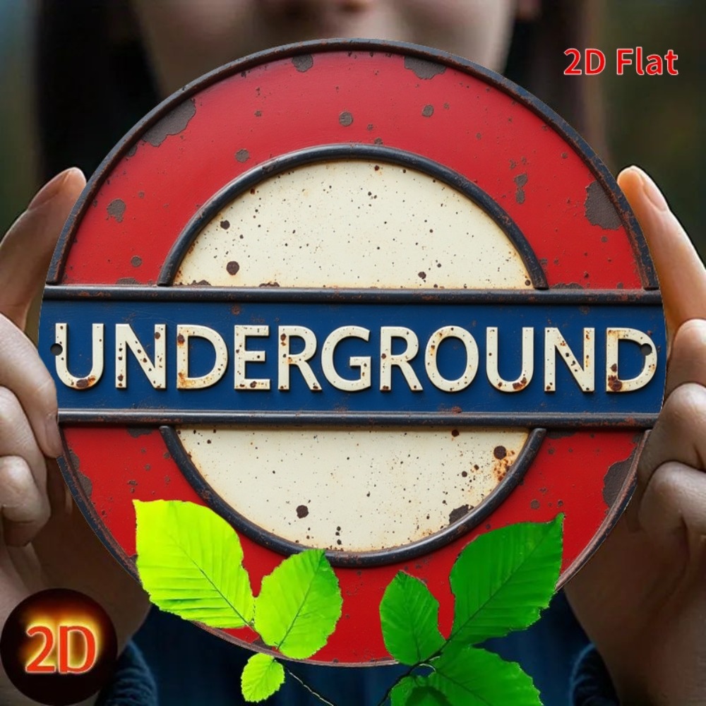 Vintage 2D London Subway Metal - Home Decor London recensie en prijs