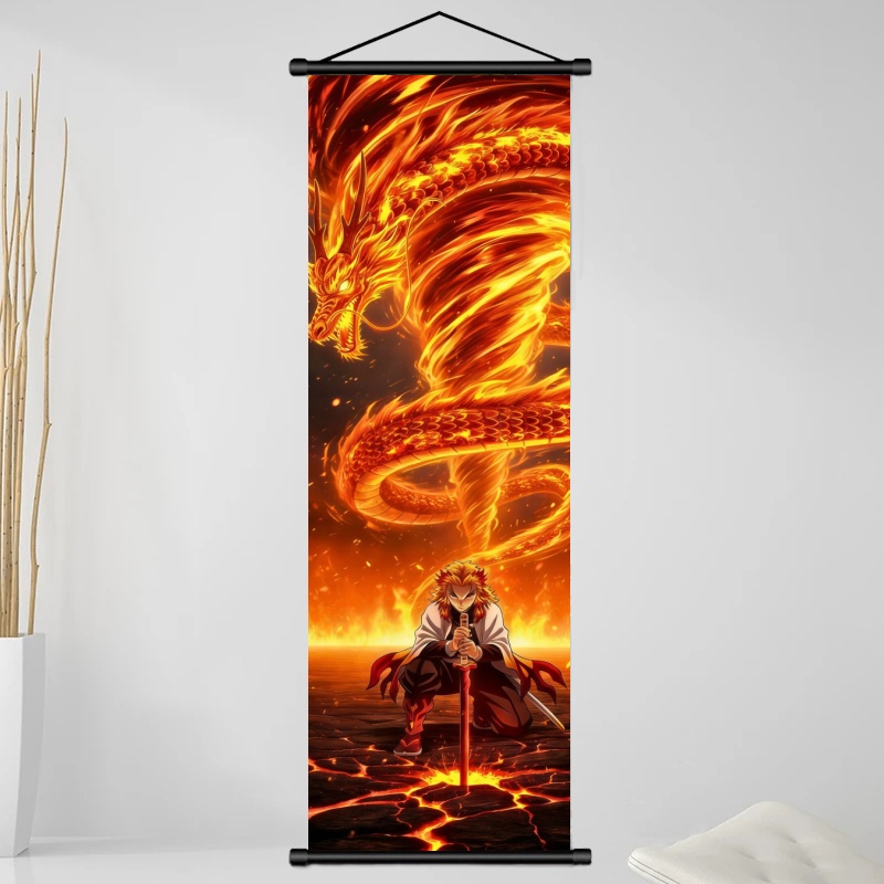 Demon Slayer Kyojuro Rengoku H - Home Decor Wall Pictures recensie en prijs