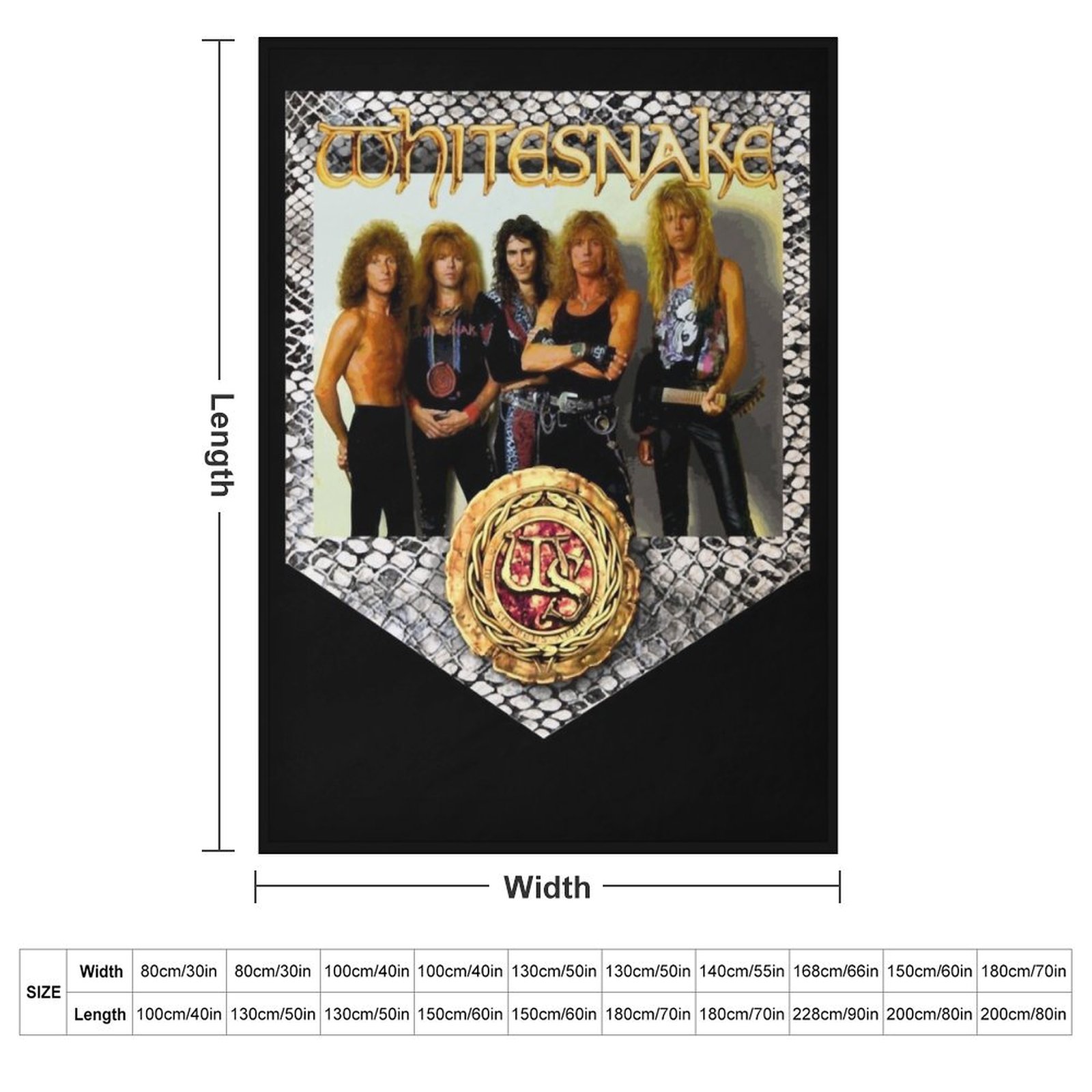 Whitesnake &x27;89 Classic T-S - Home Decor Png recensie en prijs