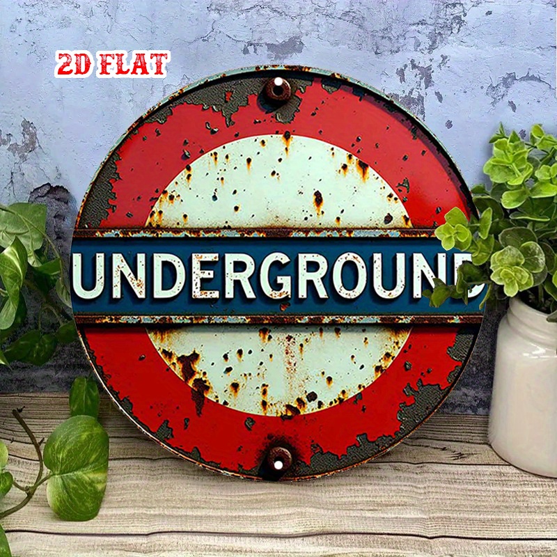 2D plat 1pc retro London Under - Home Decor London recensie en prijs