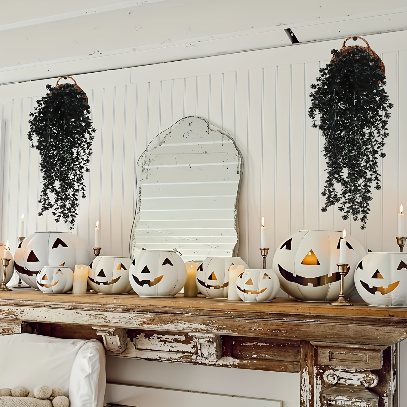 6 stuks Halloween Zwarte Kunst - Artificial Hanging Plants recensie en prijs