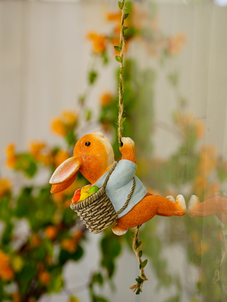 Nieuwe Leuke Resin Konijn Stan - Home Decor Duck recensie en prijs