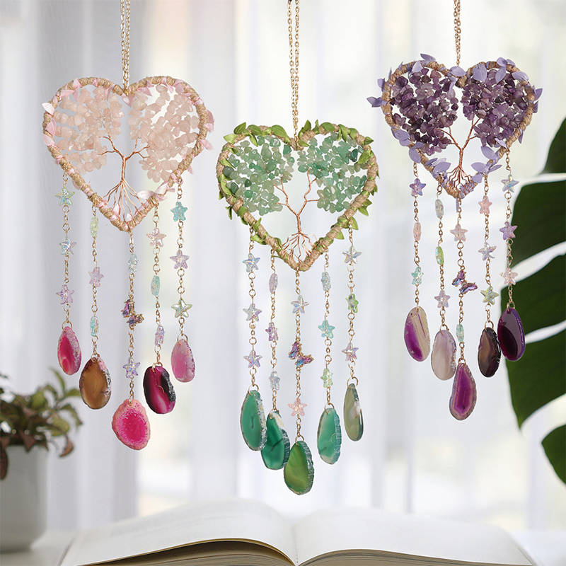 Kristal Paarse Amethist Kwarts - Boho Wind Chimes recensie en prijs